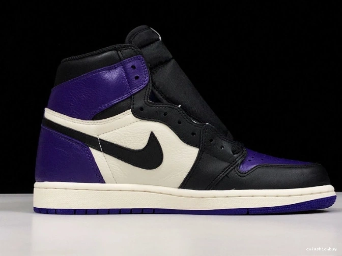 Court Air 555088-501 Jordan 1 Purple 1018
